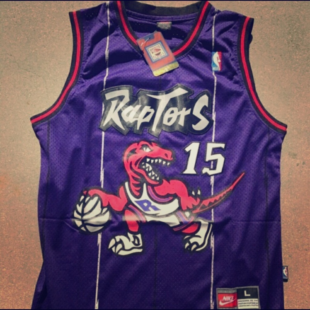 Vintage Throwback Vince Carter Raptors Jersey